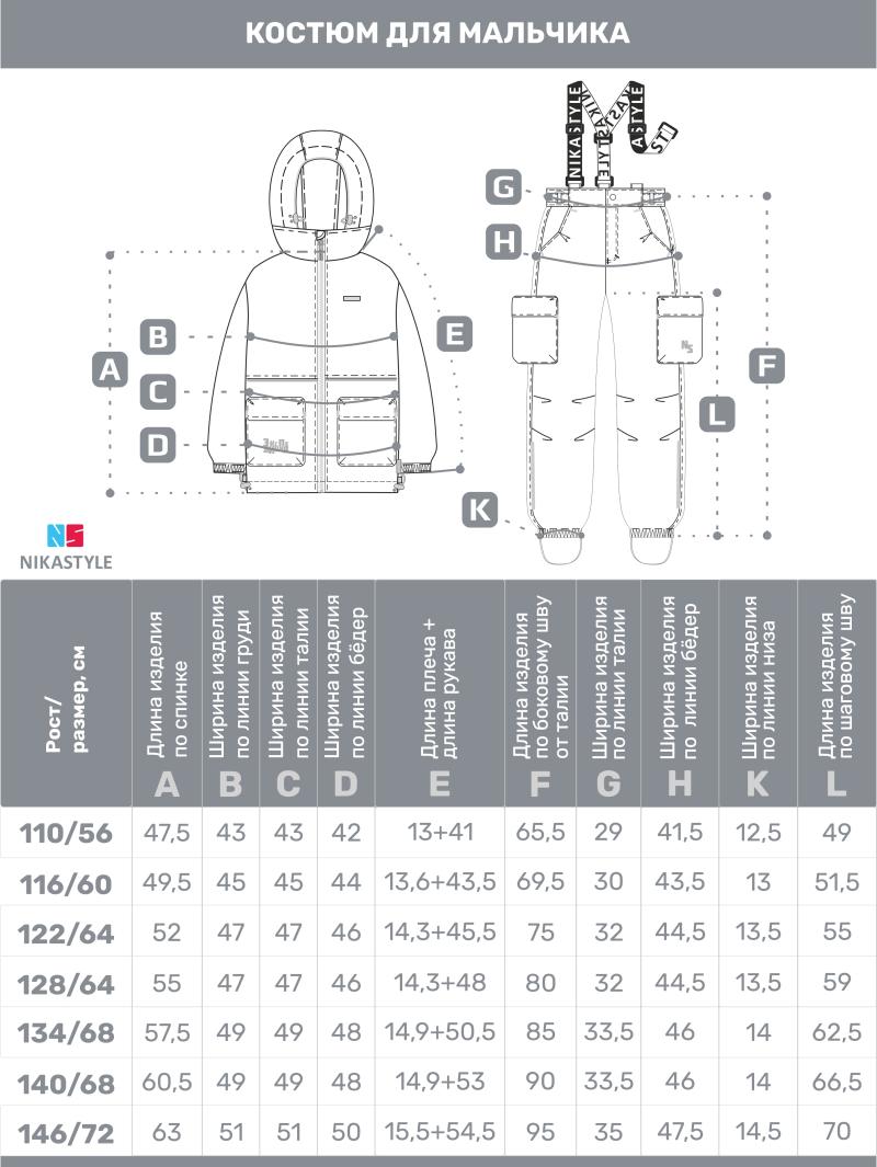 картинка Комплект утеплённый для мальчика NIKASTYLE 7м2925 Чили неви от магазина детских товаров ALiSa
