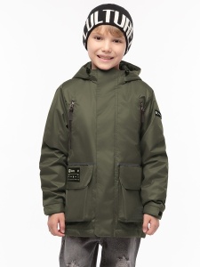 Куртка утеплённая для мальчика NIKASTYLE 4м3525 Хаки Куртка утеплённая для мальчика NIKASTYLE 4м3525 Хаки