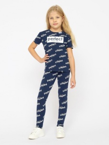 Футболка для девочки CWJG 63352-41-342 Темно-синий