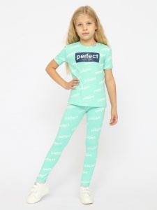 Футболка для девочки CWJG 63352-40-342 Бирюзовый