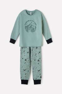 Пижама для мальчика Crockid К 1547 полынь, быстрее ветра