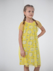 Платье для девочки Cherubino CSKG 63082-30-311 Желтый