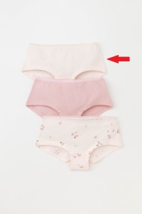 Трусы для девочки Crockid К 1964-3 розовый жемчуг, розовый, букетик (перс)