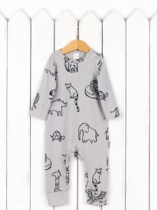 Комбинезон для мальчика Baby Boom BB К383/2-К Сафари на сером я736
