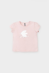 Футболка для девочки Crockid КР 301985 дымчатая роза к365