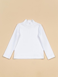 Лонгслив для девочки Baby Boom Ф162/1-К Белый