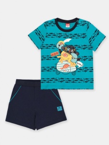 Комплект для мальчика CSBB 90190-40-380 Бирюзовый