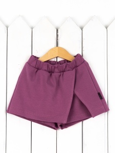 Юбка-шорты для девочки Baby Boom П134/2-К Виноград Б117