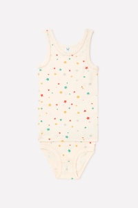 Комплект для девочки Crockid К 1064 радужный звездопад на сливках