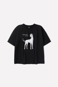 Футболка для девочки КБ 301804 черный к65