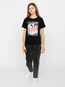 Футболка для девочки CWJG 63295-22-335 Черный