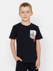 Футболка для мальчика CWKB 63385-22 Черный