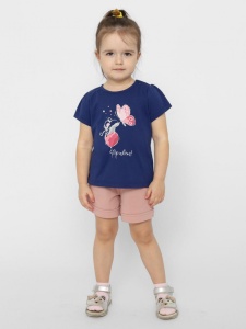 Футболка для девочки CSBG 63573-41-376 Темно-синий