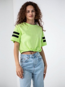 Футболка для девочки CSJG 63132-36-322 Лайм