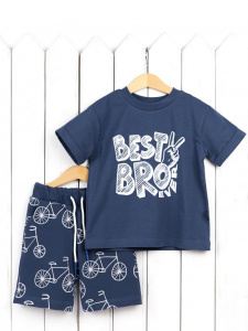 Комплект для мальчика Baby Boom КД488/1-К Б105 BEST BRO синий