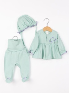 Комплект для девочки Baby Boom КН176/4-И Лаванда + Зеленая пастель я738