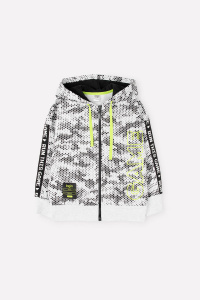 Куртка для мальчика Crockid К 301395 светло-серый меланж, мозаика к1271