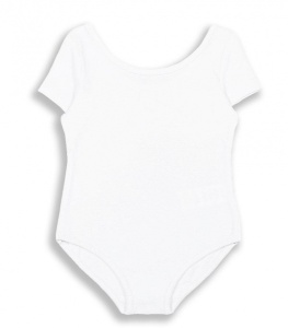 Купальник гимнастический для девочки CAKG 40016-20 Белый