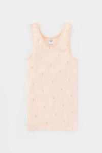 Майка для девочки Crockid К 1186 бледно персиковый, морковки (морковки)