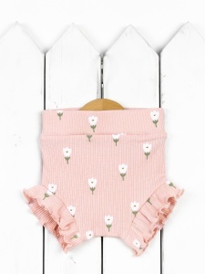 Трусы для девочки Baby Boom П69/23-К Белые тюльпаны