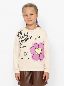 Джемпер для девочки CWKG 63727-13-389 Бежевый меланж