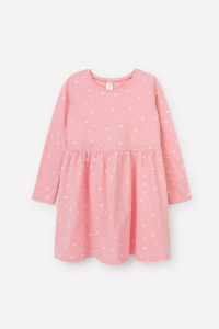 Платье для девочки Crockid К 5786 розовая глазурь, звездочки