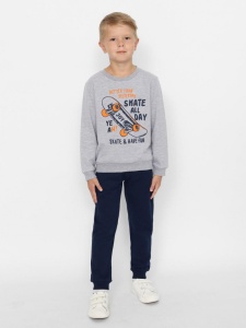 Комплект для мальчика CWKB 90222-11-384 Серый меланж