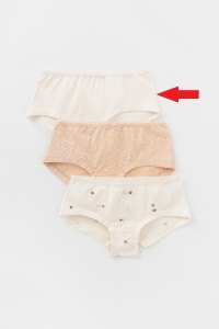 Трусы для девочки Crockid К 1964-3 светлый песок, айвори, пчелки (светлый)