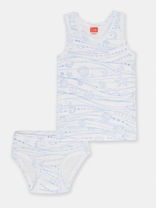 Комплект для девочки CSKG 30039-43 Голубой