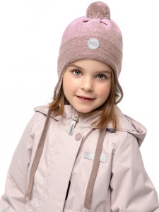Шапка для девочки NIKASTYLE 11м10225 Пудра какао