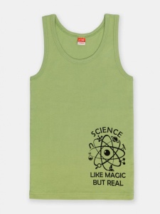 Майка для мальчика CSJB 20081-34 Оливковый