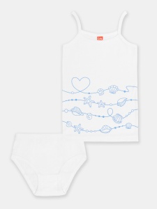 Комплект для девочки CSJG 30042-20 Белый