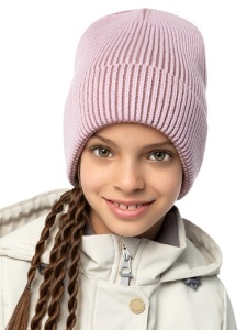 Шапка для девочки NIKASTYLE 11м11025 Пудра какао