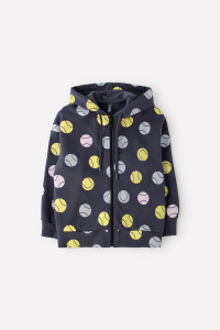 Куртка для девочки Crockid КР 301704 темно-серый, теннисные мячи к338