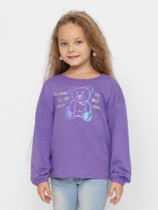 Джемпер для девочки CWKG 63728-44-389 Фиолетовый