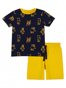 Пижама для мальчика PL 32312353 Желтый Темно-синий