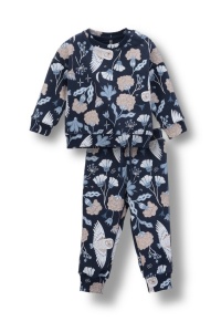 Комплект для девочки Crockid КР 2220 индиго, волшебные совы к419