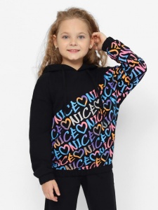 Толстовка для девочки CWKG 63734-22-389 Черный