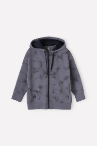 Куртка для мальчика Crockid КР 301876-1 серая дымка, гранжевая текстура к348