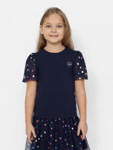 Футболка для девочки CWKG 63631-41 Темно-синий