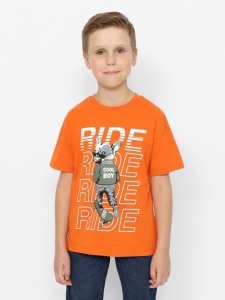 Футболка для мальчика CWKB 63673-29-384 Оранжевый