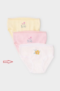 Трусы для девочки Crockid К 1909-3 банановый мусс, нежно-розовый, сахар (сахар)