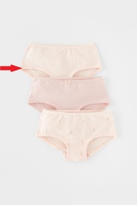 Трусы для девочки Crockid К 1964-3 бледно-персиковый, пыльный персик, морковки (персик)
