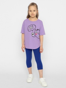 Комплект для девочки CSKG 90214-45 Лаванда