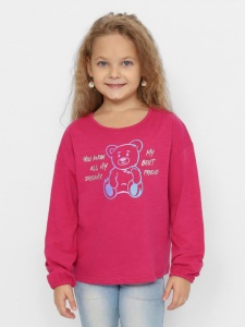 Джемпер для девочки CWKG 63728-25-389 Ягодный