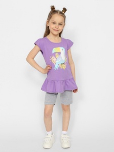 Комплект для девочки CSKG 90183-45-372 Лаванда