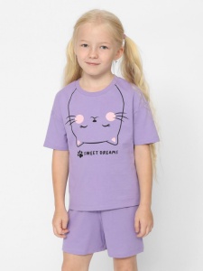 Пижама для девочки CWKG 50146-45 Лаванда