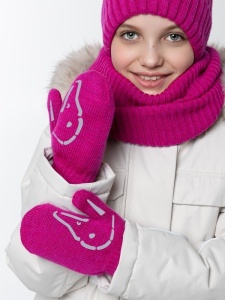 Варежки детские NIKASTYLE 14з17025 Ягода