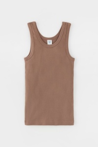 Майка для мальчика Crockid К 1182-2 угольный серый, холодный какао (какао)