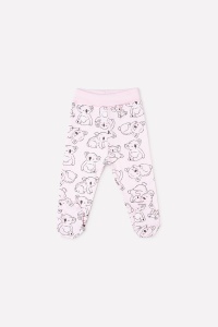 Ползунки для девочки Crockid К 400220 забавные коалы на нежно-розовом